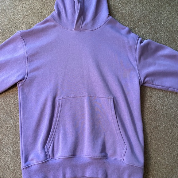 ❌SOLD❌ NWOT Aritzia Airy Fleece Perfect Hoodie GD purple ash - Picture 4 of 5